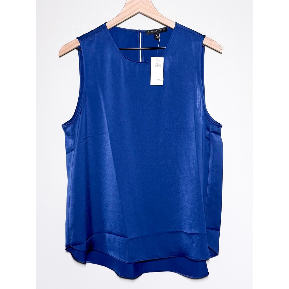 NWT Banana Republic Sleeveless Blouse Top Women’s Size Large